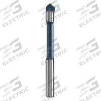 BOSCH Straight Cut Profile Router Bit: Fractional Inch, Carbide Tipped, 1/4 in Cutter Dia., 1 Flutes (MPN 85244MC). Key specifications — attr325197: BOSCH.