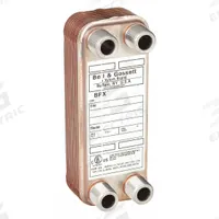 Heat Exchanger: 180,000 BtuH Water / 30,500 BtuH Oil, 50 gpm, 5.06 sq ft, Copper Braze (MPN BP412-20-LCA). Key specifications — Brand: BELL & GOSSETT.