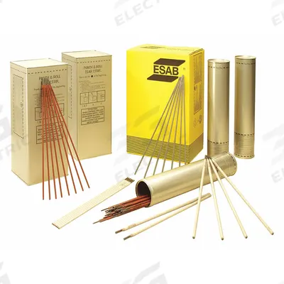 ESAB Stick Electrode: Low-Alloy Steel, E7010-P1, 5/32 in x 14 in, 50 lb - E7010-P1 Stick Welding Electrodes