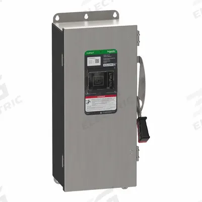 SCHNEIDER Safety Switch: Fusible, 100 A, Three Phase, 600V AC/DC - Fusible Safety Switches