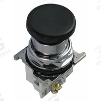 EATON Mushroom Head Push Button: Non-Illuminated, Mushroom Head Profile, Metallic, 30 mm, 1NO (MPN 10250T26B). Key specifications — Brand: EATON; Action: Momentary; Series: 10250T; Push Button Material Type: Metallic.