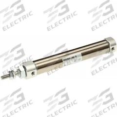 SMC Round Body Cylinder: 1/4 in Bore, 1 in Stroke, Stainless Steel, Basic Mounting, Rubber Cushion (MPN NCJ2B6-100SR). Key specifications — attr1133716: Rotating Rod.