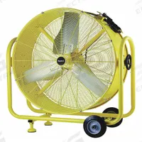 DAYTON Portable Fan: 24 in Blade Dia, 120V AC, Mobile, 1/3 hp, Direct Drive, Steel (MPN 2RDZ1). Key specifications — Mobility: Mobile; Voltage: 120V AC; Brand: DAYTON.