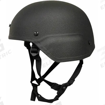 UNITED SHIELD Level IIIA Standard Cut Helmet: S Fits Hat Size, Suspension, Black, Aramid - Level IIIA High Cut Helmet