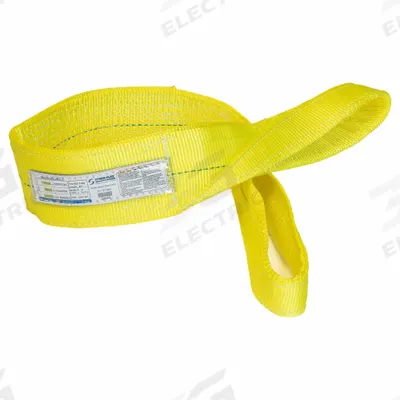 STREN-FLEX Web Sling: Type 3, Polyester, 3 ft Sling Lg, 11 in Eye Lg - High-Visibility Polyester Flat-Eye Web Slings