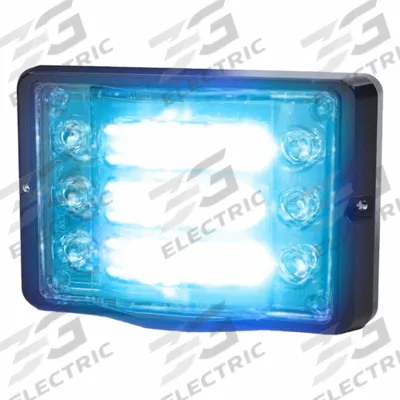 CODE 3 Warning Light: Emergency Vehicle Area Light, Blue/White, Clear, LED - Emergency Vehicle Area Lighting