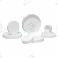 Polypropylene Caps: 28 mm Dia, White, Polypropylene, F217, 28-400 mm Screw Closure Size, Colored (MPN 261543). Key specifications — Closure Type: Screw-On; Clarity: Colored; Product Type: Cap; Septa Included: No; Vented: No; Screw Closure Size: 28-400 mm; Brand: QORPAK; Closure Color: White.