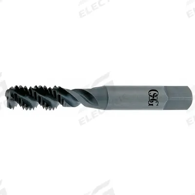 OSG Spiral Flute Tap: #12-24 UNC, 2B, 3 Flute, Bottoming Chamfer - General Purpose Spiral-Flute Taps