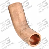NIBCO Sweat Fitting Elbow: 1/8 in CTS x 1/8 in CTS, Cup x FTG, Wrot Copper (MPN 606-1/8)