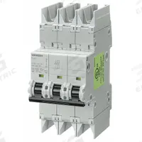 SIEMENS IEC Miniature Circuit Breaker: 2 A Amps, 125V DC, 10kA at 277/480V AC, Screw Clamp, D (MPN 5SJ43028HG42). Key specifications — DC Voltage Rating: 125V DC; Max. AIR Rating: 10kA at 277/480V AC; Terminal Connection: Screw Clamp; Brand: SIEMENS.