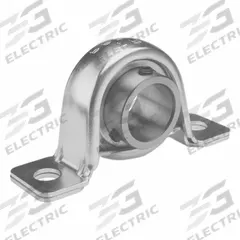 TRITAN Pillow Block Bearing: 1 in Bore, Steel, Eccentric Collar, 1 1/8 in Shaft Ht, 5,849 RPM (MPN SAPP205-16). Key specifications — Bearing Insert Material: Steel; Brand: TRITAN; Maximum Speed: 5,849 RPM; Mounting Bolt Size: 3/8 in; Standards: AFBMA; System of Measurement: Inch.