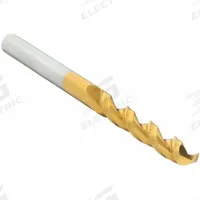 CLEVELAND Screw Machine Drill Bit: #42, 135° Split Point, TiN-Coated Cobalt, Fast Spiral (MPN C14429). Key specifications — attr1233209: 0.0935.