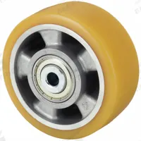 APPROVED VENDOR Caster Wheel: 4 7/8 in Wheel Dia., 2 1/8 in Wheel Wd, Polyurethane, Aluminum, Std (MPN ALTH 127/20K-BB0.5). Key specifications — Brand: APPROVED VENDOR; Wheel/Tread Color: Tan.