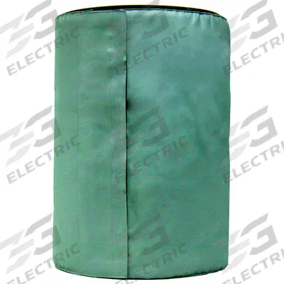 BRISKHEAT Insulated Drum Cover: Full Coverage, 55 gal, IP50, Drums - Drum & IBC Tote Insulators