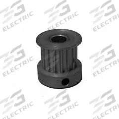 DAYTON Timing Pulley: Curvilinear, Fixed, For 9 mm Belt Wd, 11 Teeth, 3 mm Pitch, Aluminum (MPN 11-3M09M6CA3). Key specifications — Brand: DAYTON; Finish: Clear Anodized; For Belt Series: Powerhouse®.