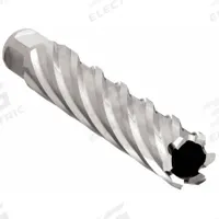 SLUGGER BY FEIN Annular Cutter: 1 7/8 in Cutter Dia, 4 in Max Cutting Dp, Bright, High Speed Steel (MPN 63134476004). Key specifications — attr253884: No; attr253885: Bright; attr253886: High Speed Steel; attr253887: Weldon Flat; attr253888: Fractional Inch; attr277149: SLUGGER BY FEIN.