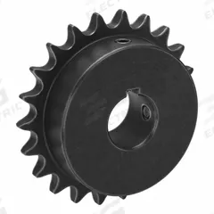 TRITAN Sprocket: 40, For 1/2 in Chain Pitch, 1 in Bore Dia, 22 Teeth, 3.513 in Pitch Dia, Steel (MPN 40BS22H X 1). Key specifications — Brand: TRITAN.