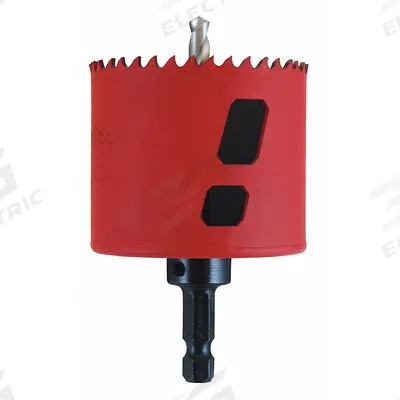 MORSE Hole Saw: 2 in Saw Dia., 5/6 Teeth per Inch, 1 7/8 in Max. Cutting Dp - Multi-Material-Cutting Hole Saws with Attached Arbor