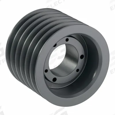 APPROVED VENDOR V-Belt Pulley: 5V590, 6 Groove, 5.9 in OD, Bushed Bore - Bushed-Bore Cast-Iron Wedge V-Belt Pulleys