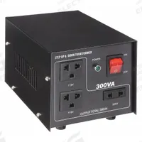 APPROVED VENDOR Step Up/Step Down Voltage Converter: 300 VA Power Rating, Single Phase, 50/60 Hz (MPN 30C517). Key specifications — Frequency: 50/60 Hz; Protective Device: None; Voltage Conversion: 110 to 220V AC; Brand: APPROVED VENDOR; Phase: Single.
