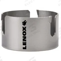 LENOX Hole Saw: 4 5/8 in Saw Dia., 2 7/16 in Max. Cutting Dp, 5/8"-18 Thread Size, Carbide Tipped (MPN LXAH4458). Key specifications — attr1098087: LENOX; attr1098073: 5/8"-18.