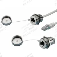 RITTAL RJ45 Interface Port: Wall Connection from Outlet to Outlet or Outlet to Connector, Brass (MPN 2482730). Key specifications — Finish: Nickel Plated; Brand: RITTAL; Accessory Type: RJ45 Installation Module; Application: Wall Connection from Outlet to Outlet or Outlet to Connector; Material: Brass.