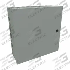HAMMOND Junction Box: Steel, 16 in x 16 in x 6 in, NEMA 1, Solid Cover, Hinged, Included, Painted (MPN CHKO16166). Key specifications — Brand: HAMMOND; Closure Method: 1/4-Turn Latch; Knockouts: Included.