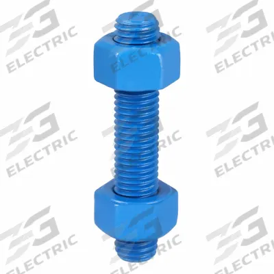 USA FASTENER Fully Threaded Stud: 5/8"-11 Thread Size, Steel, Grade B7, PTFE Coated - PTFE-Coated Fully-Threaded Rods & Studs