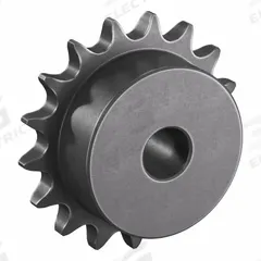 TRITAN Sprocket: One-Sided Hub, For Single Strands, 40, 17 Teeth, 2.721 in Pitch Dia, Steel (MPN 40B17H X 5/8 MPB). Key specifications — attr85387: TRITAN.