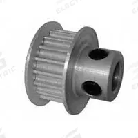DAYTON Timing Pulley: Curvilinear, Fixed, For 6 mm Belt Wd, 18 Teeth, 3 mm Pitch, Aluminum (MPN 18-3M06-6FA3). Key specifications — Brand: DAYTON; Finish: Clear Anodized; For Belt Series: Powerhouse®.