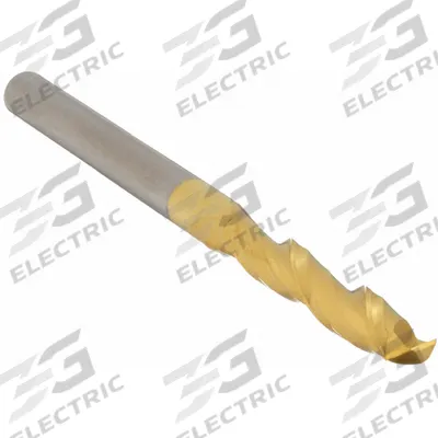 APPROVED VENDOR Square End Mill: Carbide, TiN Coated, 2 Flute, 5/32" Mill Dia, 1-1/8" LOC - General Purpose Carbide Square End Mills