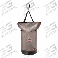 ARSENAL BY ERGODYNE Bucket Bag: 12 1/2 in W x 17 in H x 17 in L, Gray, Nylon, 1 Pockets, Zipper (MPN 5977). Key specifications — attr1118525: ARSENAL BY ERGODYNE; attr1118517: Easy Access; attr1125037: Gray; attr1118507: Carabiner; attr1125041: Nylon; attr1203718: Yes.