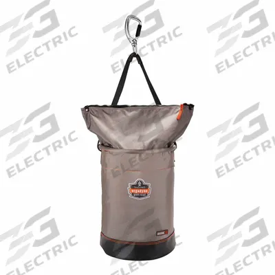 ARSENAL BY ERGODYNE Bucket Bag: 12 1/2 in W x 17 in H x 17 in L, Gray, Nylon, 1 Pockets - Nylon Bucket Bags