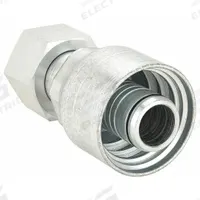 AEROQUIP Hydraulic Crimp Fitting: Steel x Steel, Straight, -24 For Hose Dash Size, ORS x Crimp (MPN 4SA24FR24). Key specifications — Fitting Gender: Female x Genderless; Fitting Connection Type: ORS x Crimp; For Hose Dash Size: -24; Thread Size: 2"-12; Brand: AEROQUIP.