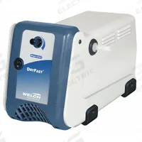 WELCH Vacuum Pump: 1/5 hp Output Power, 2.5 cfm Free Air Displacement, 28.5 in Hg Max Vacuum (MPN 2047B-01). Key specifications — attr51413: WELCH.