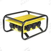 SOUTHWIRE Power Distribution Box: Single Phase, 125/250V AC, 50 A Inlet Current Rating, 6 Outlets (MPN 6606GUF556). Key specifications — Inlet Voltage Rating: 125/250V AC; Inlet Receptacle: Locking Receptacle 50A @ 125/250V AC; Brand: SOUTHWIRE.