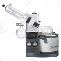 HEIDOLPH Rotary Evaporator: Motor, 5 L, 10 RPM to 280 RPM, 1,300 W Heating Capacity (MPN 036041030). Key specifications — Brand: HEIDOLPH; Height Adjustment Method: Motor; Included Glassware Series and Type: G1 Diagonal Condenser; Vacuum Controller: Yes; Vapor Temperature Sensor: No; Features: 5 in Touch Display for Controlling the Entire System Including the Vacuum and the Cooling Temperature.