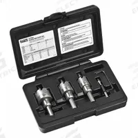 KLEIN TOOLS Hole Cutter Set: 4 Pieces, 1 in Max. Cutting Dp, Carbide Tipped, Not Impact Rated (MPN 31872). Key specifications — attr1098245: KLEIN TOOLS; attr1098234: Carbide Tipped.