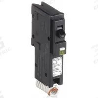 SQUARE D Miniature Circuit Breaker: 20 A, 120V AC, Single Phase, 10kA at 120V AC, 1 Poles (MPN HOM120CAFI). Key specifications — Phase: Single; Amps: 20 A; AC Voltage Rating: 120V AC; Max. AIR Rating: 10kA at 120V AC; For Use With: Homeline Load Center; Brand: SQUARE D.
