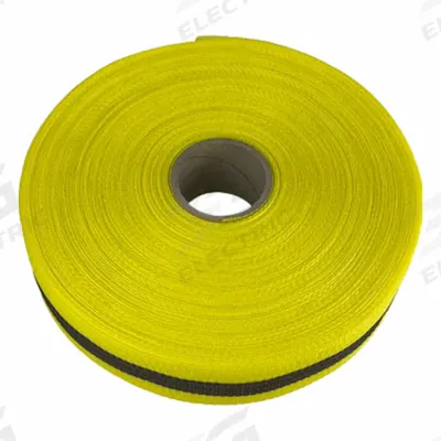 APPROVED VENDOR Barricade Tape: 150 ft Lg, 3/4 in Wd, No Legend Legend - Pattern Barrier Tape