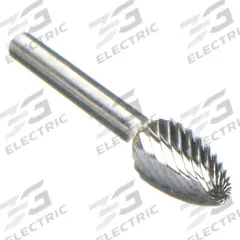WIDIA Carbide Bur: Ball-Nosed Tree, SF-51, Single Cut, 1/4" x 1/2" Head, 1/8" Shank (MPN M40382). Key specifications — Trade Number: SF-51; Brand: WIDIA METAL REMOVAL.