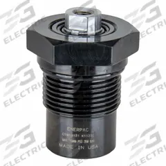 ENERPAC Hydraulic Cylinder: 3,900 lbf Push Capacity @ 5000 psi, 1/2 in Stroke Lg, 1.312"-12 UN (MPN CSM18131). Key specifications — attr95700: 1.312"-12 UN; attr95701: 5,000 psi max; attr98897: ENERPAC.