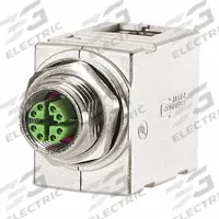 METZ CONNECT Panel Feed-Through Adapter: Panel Feed-Through, Zinc Die-Cast, M12 x RJ45, 1 Ports (MPN MWN911A415). Key specifications — Housing Material: Zinc Die-Cast; Includes Connector: Equipped; Mounting Type: Panel Feed-Through; Product Type: Panel Feed through Adapter; Connector Color: Metallike; Connection Type: M12 x RJ45; RJ45 Connector Type: Panel Feed-Through Adapter.
