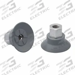 SCHMALZ Vacuum Pad Assembly: 1/8 in NPT, 39.2 mm Pad Dia, NBR, 55 A, Gray, 28.9 mm Pad Ht (MPN 10.01.01.15066). Key specifications — attr1019168: 55 A; attr1019165: 10.01.01.15066; attr1019167: SCHMALZ; attr1019180: Gray.