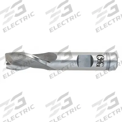 OSG Square End Mill: Cobalt, 2 Flute, 3 mm Mill Dia, 9.52 mm LOC, 58.7 mm OAL (MPN 5800100) - General Purpose Cobalt Square End Mills