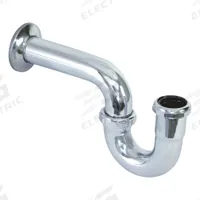 APPROVED VENDOR Trap: Brass, Chrome-Plated, Silver, 1 1/2 in Nominal Pipe Size, 8 1/4 in Overall Lg (MPN 35095). Key specifications — Finish: Chrome-Plated; Includes: Flange; Brand: APPROVED VENDOR.