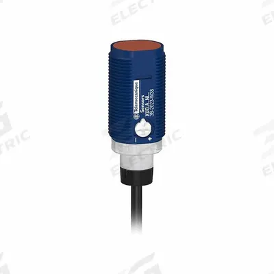 TELEMECANIQUE SENSORS Photoelectric Sensor: M18 Threaded, Non-Terminated Cable, 12-24V DC, PNP - Cylindrical Sensors with Non-Terminated Cables
