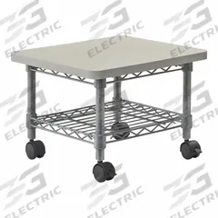 SAFCO Fax/Printer Stand: Gray, 13 1/2 in Overall Ht, 19 in Overall Wd, 16 in Overall Dp, 1 Shelves (MPN 5206GR)