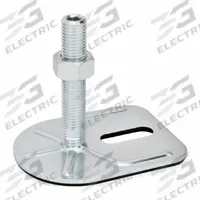 JW WINCO Male-End Leveling Mount: Swiveling Stud, 3/4"-10 Thread Size, 3 3/20 in, 3,597 lbf Capacity (MPN 42-80-3/4X10-100-E3-UK). Key specifications — Base Shape: Rectangular; Load Capacity: 3,597 lbf; Thrust Pad Material: Buna-N; Mounting Holes: Mounting Holes Included; Includes: Nut; Base Width: 3-3/20 in.