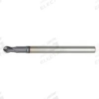 WIDIA HANITA Ball End Mill: Carbide, TiAlN Coated, 2 Flute, 10 mm Mill Dia, 10 mm LOC, 100 mm OAL (MPN 70N110004RT)
